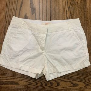 JCrew white shorts